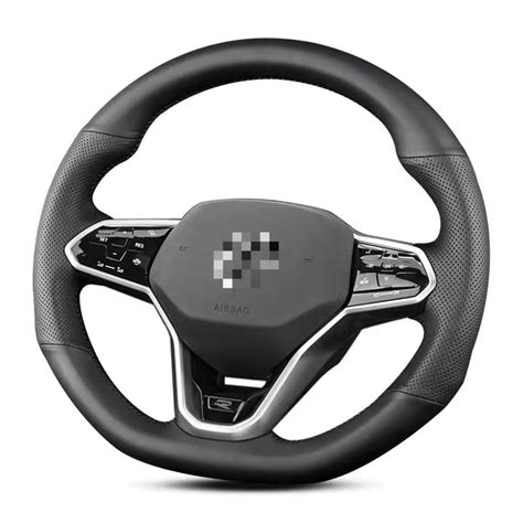 Leather Steering Wheel Fit For Volkswagens Golf Mk Polo Golf Gti R