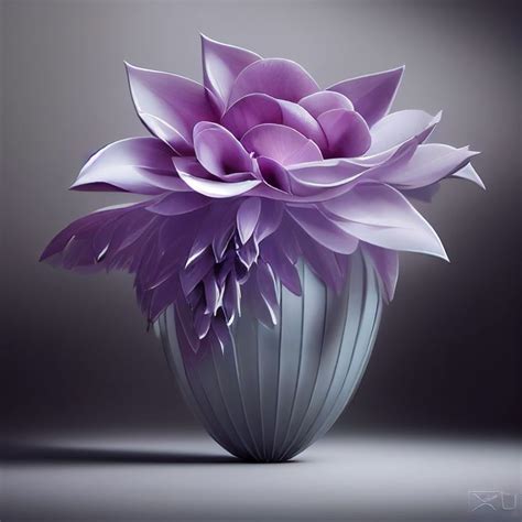 Porcelain flower sculpture art nel 2024