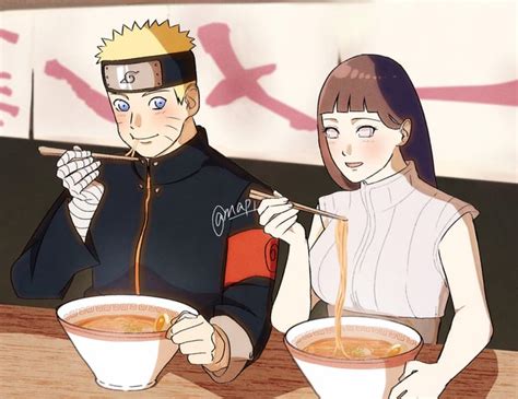 Naruto And Hinata On A Date At Ichiraku Ramen Rhinata