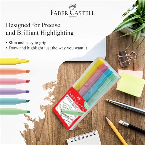 Faber Castell Textliner Rotulador De Colores Pastel Caja De