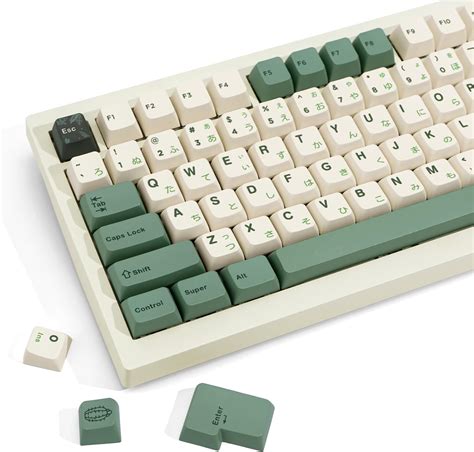 Amazon Jolintal Keys Mda Keycaps Set Green Japanese Keycaps