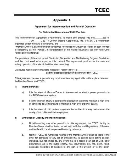 Fillable Online Distributed Generation And Net Metering Program