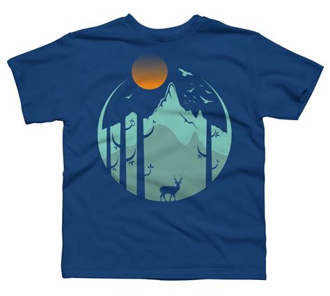 Nature Boys Royal Blue Graphic Tee Design By Humans Xs