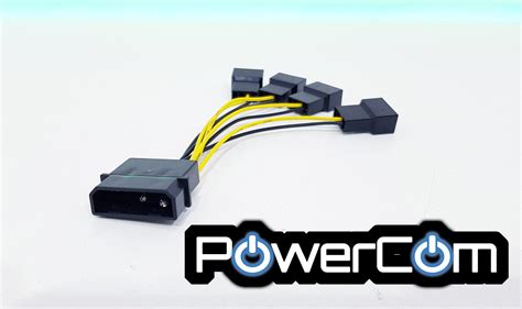 Переходник Molex — 2-pin х 4 — PowerCom
