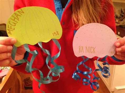 Jellyfish Door Decs With Curling Ribbon And Paper In 2024 Door