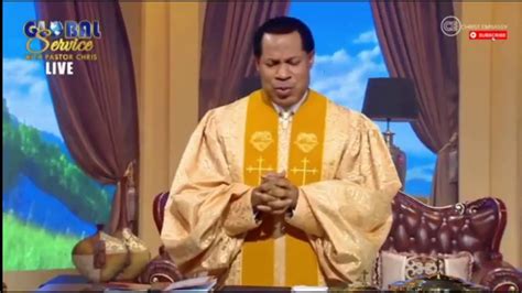 Global Communion Service With Pastor Chris Youtube