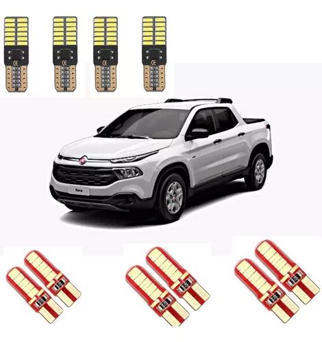 Kit Led Fiat Toro Canbus Sem Erro Lampadas Internas Placa Mercadolivre