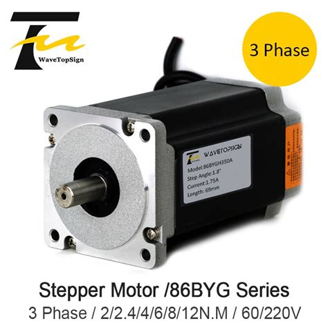 NEMA34 3 Phase 86BYG Series Stepper Motor Step Ang Grandado