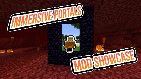 Minecraft Immersive Portals Mod Showcase YouTube