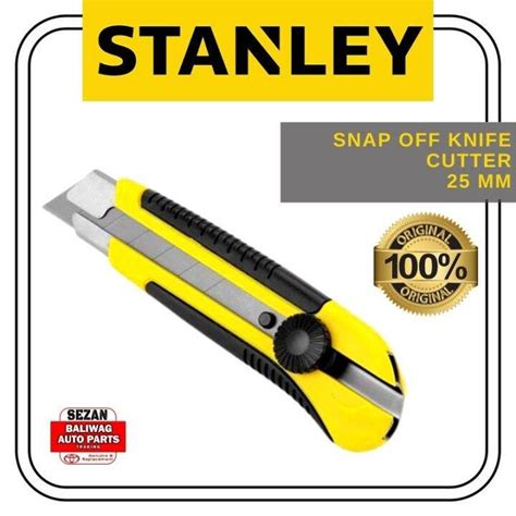 Stanley Snap Off Knife Cutter Cutter Blades Mm Lazada Ph