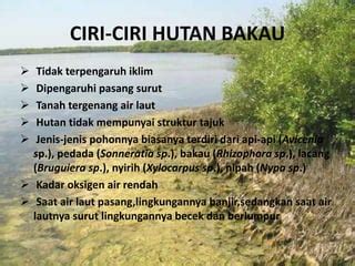 Hutan Bakau | PPT