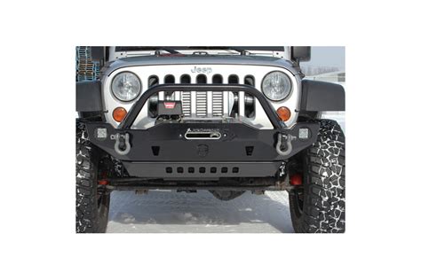 Jcr Offroad Crusader Mid Width Front Winch Bumper Bare Jkfc 0 Bare Northridge4x4