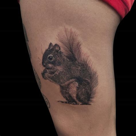 Squirrel Tattoo Ideas Reflecting Curiosity, Agility, and Nature