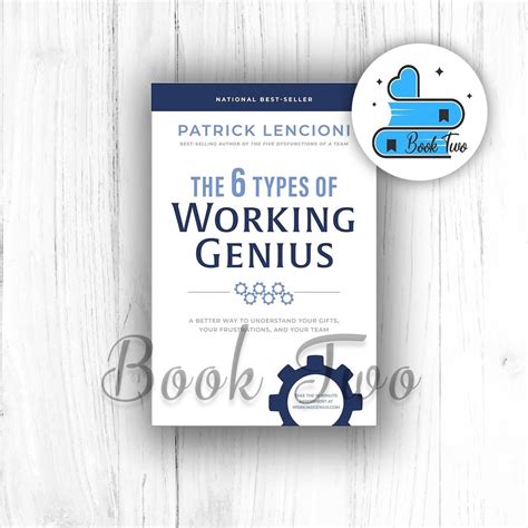 The 6 Types of Working Genius - Patrick M. Lencioni (English) | Shopee ... 