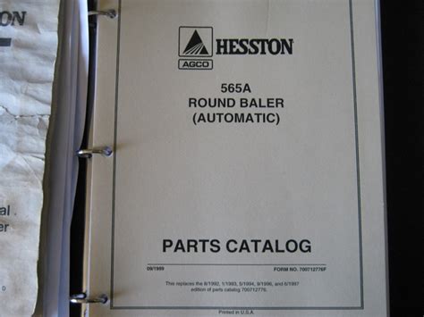 565a Hesston Baler Wiring Cord Diagram