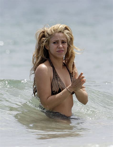 Shakira In A Bikini At The Beach In Ibiza Spain 5 25 16 May 2016