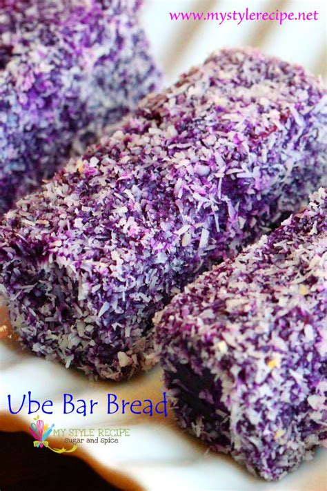 Ube Bar Bread Recipe Desserts Pinoy Dessert Filipino Desserts