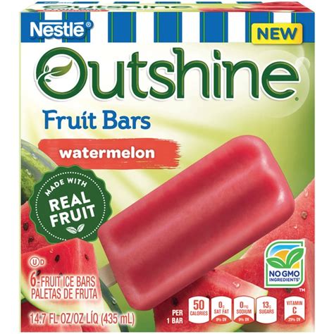 Outshine Watermelon Outshine Watermelon Frozen Fruit Bars 14 7 Fl Oz From Shoppers Instacart