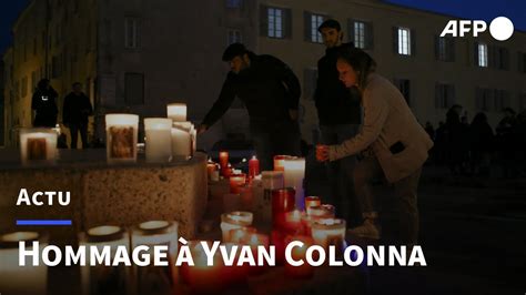 Recueillement en Corse après la mort d Yvan Colonna AFP YouTube