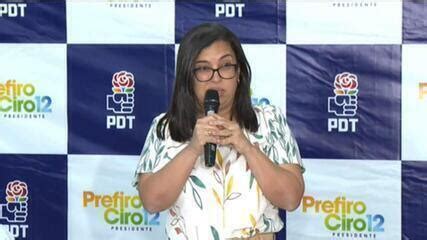 PDT Anuncia Ana Paula Matos Como Candidata A Vice De Ciro Gomes