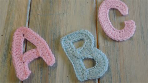 Crochet How To Crochet Letters A B And C Yarn Scrap Friday Crochet Letters Pattern