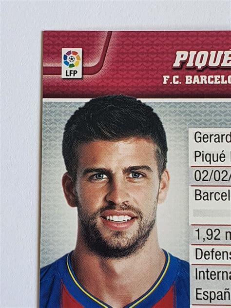 Gerard Pique Fc Barcelona Panini Megacracks La Liga Legend