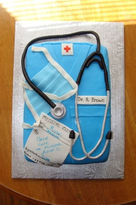 A Cake With A Stethoscope On It In The Shape Of A Doctor S Bag