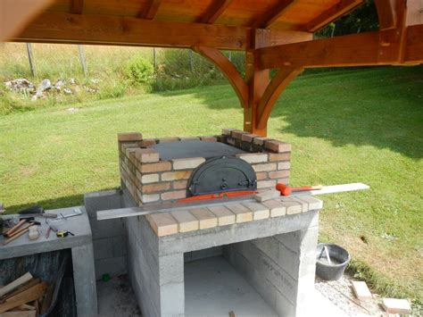 Construction dun four à Pizza Pain Barbecue Four de Savoie