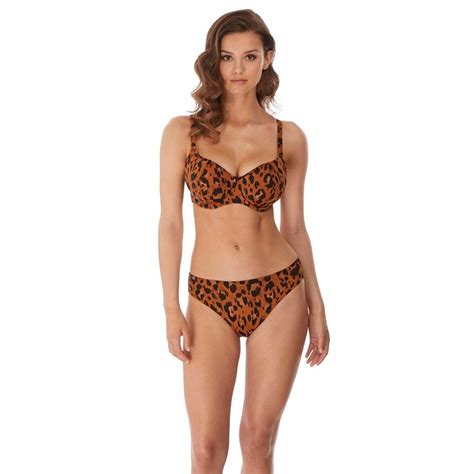 Plavky spodní díl FREYA SWIM ROAR INSTINCT BIKINI BRIEF LEOPARD