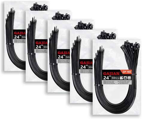 Amazon 200 Pieces Cable Ties 24 Inch Heavy Duty Zip Ties Large Zip