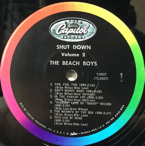 Yahooオークション Lp 洋楽 The Beach Boys Shut Down Volume 2