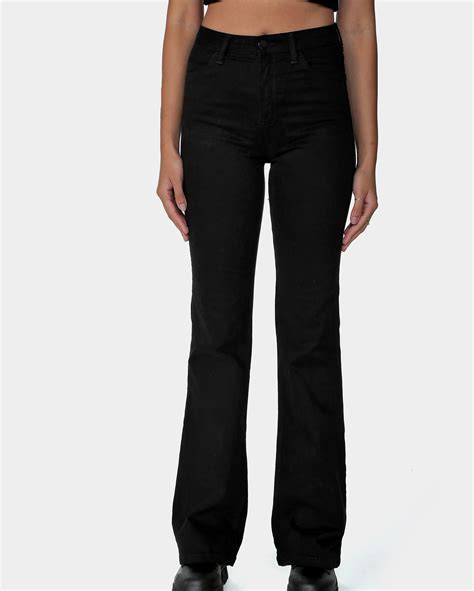 Riachuelo Calça black jeans feminina bootcut cintura alta Pool Jeans