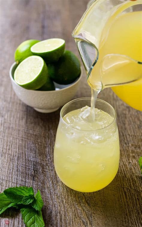 Easy Homemade Limeade With Honey