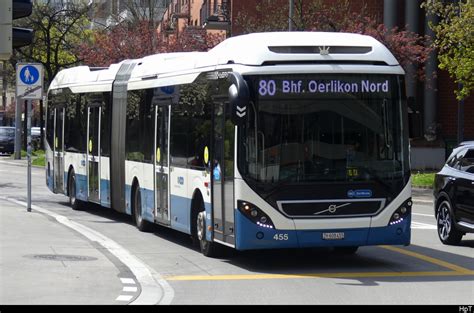 Vbz Volvo Hybrid Nr Zh Unterwegs Auf Der Linie In