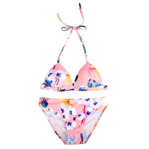 Womens Swimming Suit Swimsuit Bather Sexy Womens Printing Bikini Set