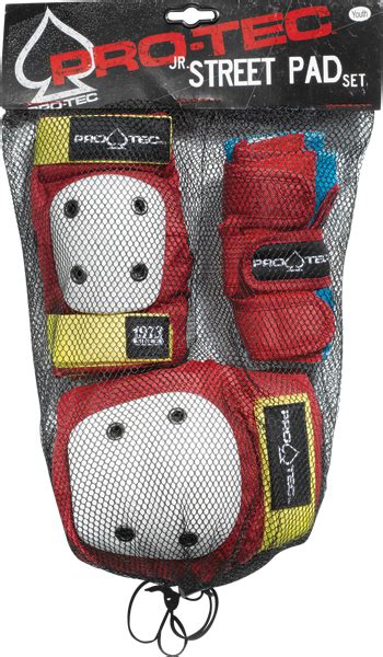 Protec Street Gear 3pk Ys Retro Kneeelbowwrist