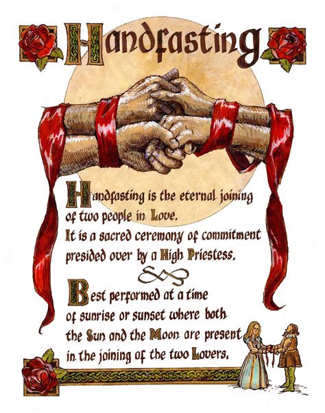 Handfasting Ceremony Wiccan Wedding Handfasting Witch Wedding