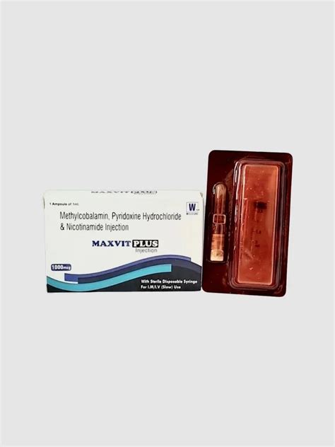 Methylcobalamin Pyridoxine Hydrochloride Nicotinamide Injection 1000