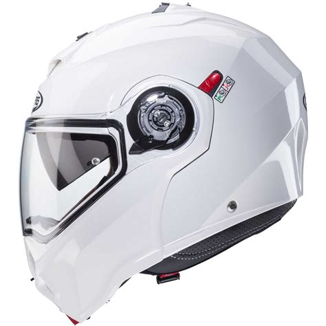 Casco Moto Modulare Omologato P J Caberg Duke Evo Bianco Metal Vendita