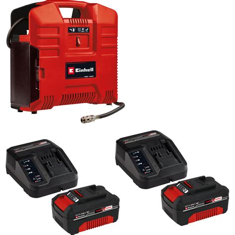 Einhell Te Ac Li Of Set V Cordless Oil Free Air Compressor X