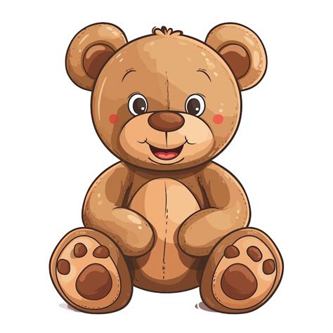 Premium Vector Teddy Bear Toy Icon Cartoon Isolated Vector