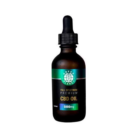 Full Spectrum Tincture 30005000mg Cbd Natural Flavor 60ml Green Planet