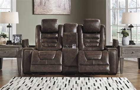 Game Zone Bark Power Reclining Loveseat With Console 3850118 In 2022