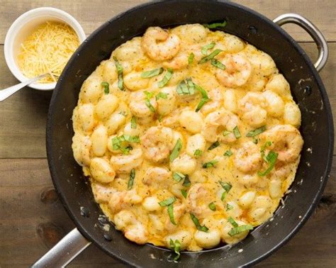 Garlic Prawns Gnocchi In A Creamy Parmesan Sauce Artofit