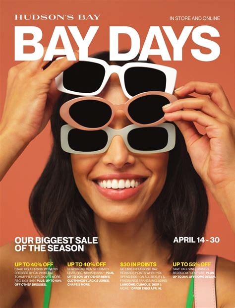 Hudson S Bay Bay Days Flyer April 14 To 30