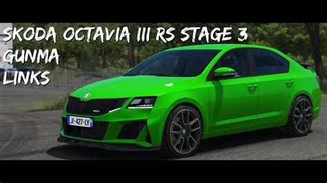 Assetto Corsa Skoda Octavia III RS Stage 3 Gunma Gunsai Touge