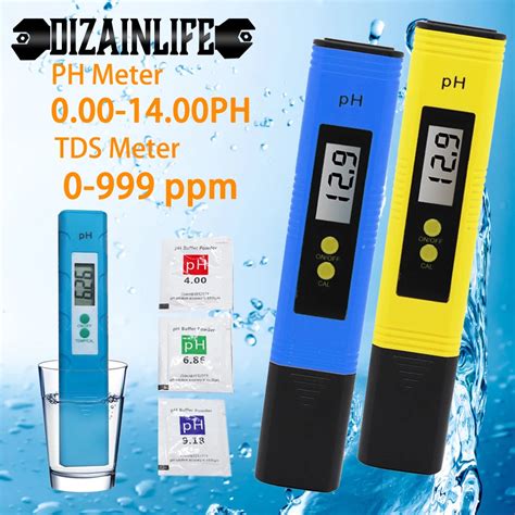 Portable Digital Lcd Ph Meter Tds Ec Pen Aquarium Pool Water Wine