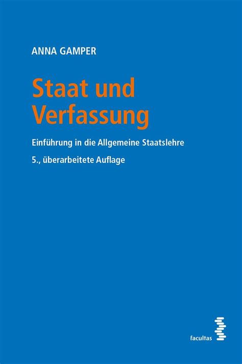 Staat Und Verfassung Von Anna Gamper Buch Thalia