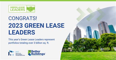 Green Lease Library Green Lease Leaders