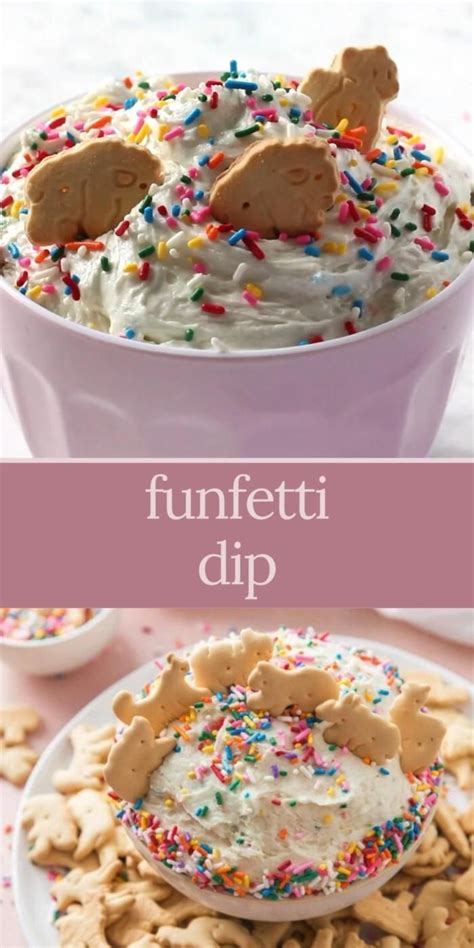 Funfetti Cake Batter Dip Recipe {no Bake} Shugary Sweets Funfetti Dessert Cake Mix Dip